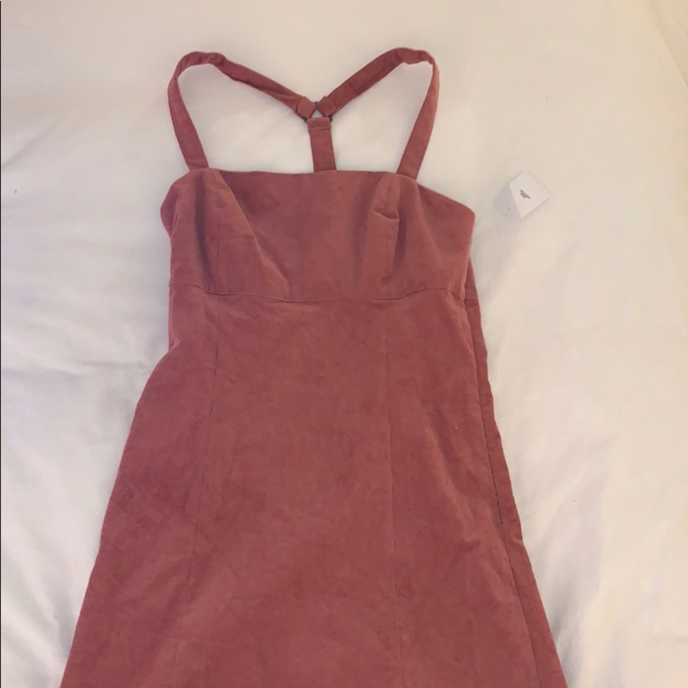 Corduroy Dusty Rose Dress